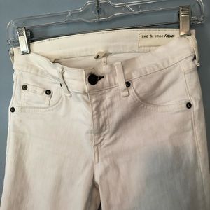 Rag and bone white jeans